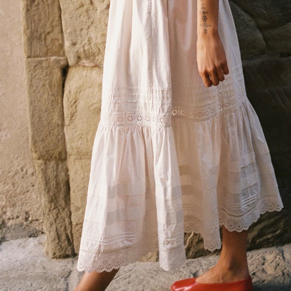 NWOT Christy Dawn Brynne Dress in Pearl - Picture 5 of 15